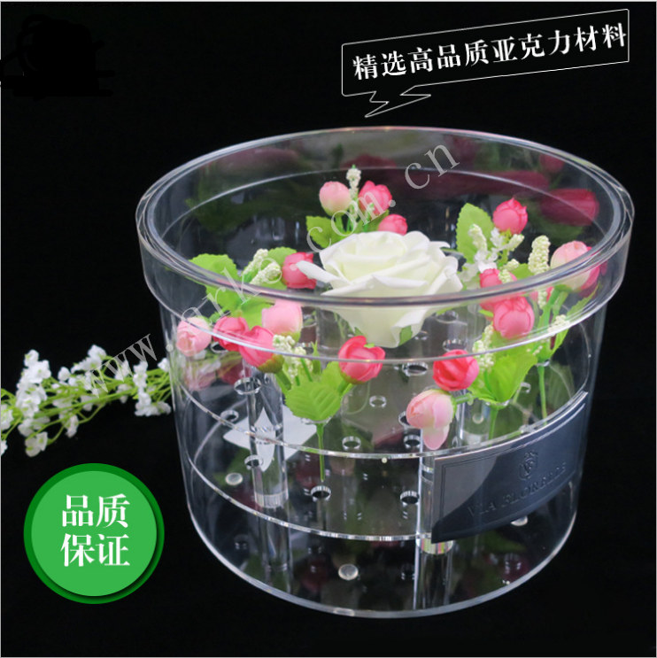 Acrylic flower arrangement box