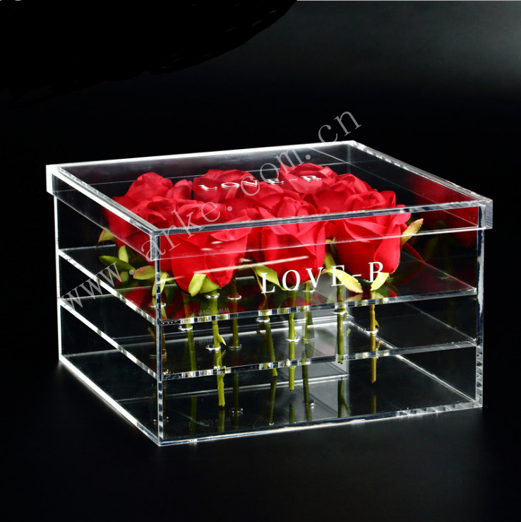 Acrylic flower box